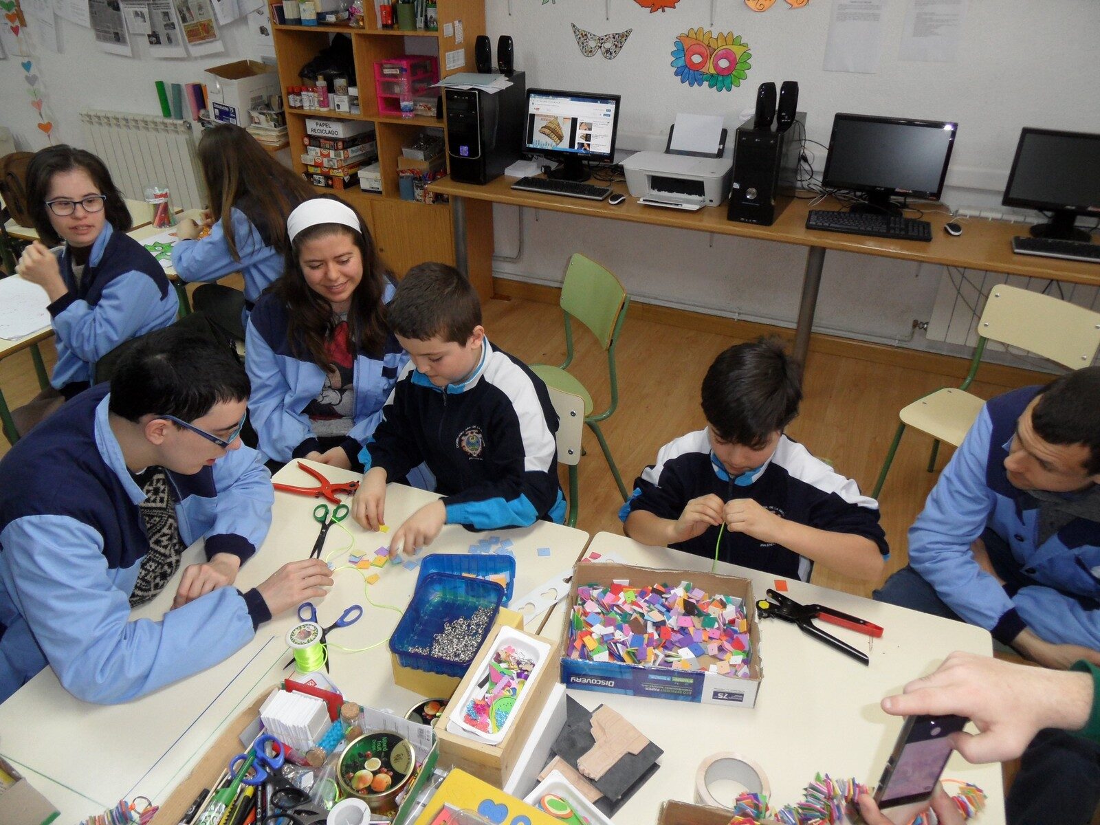 Compartiendo taller