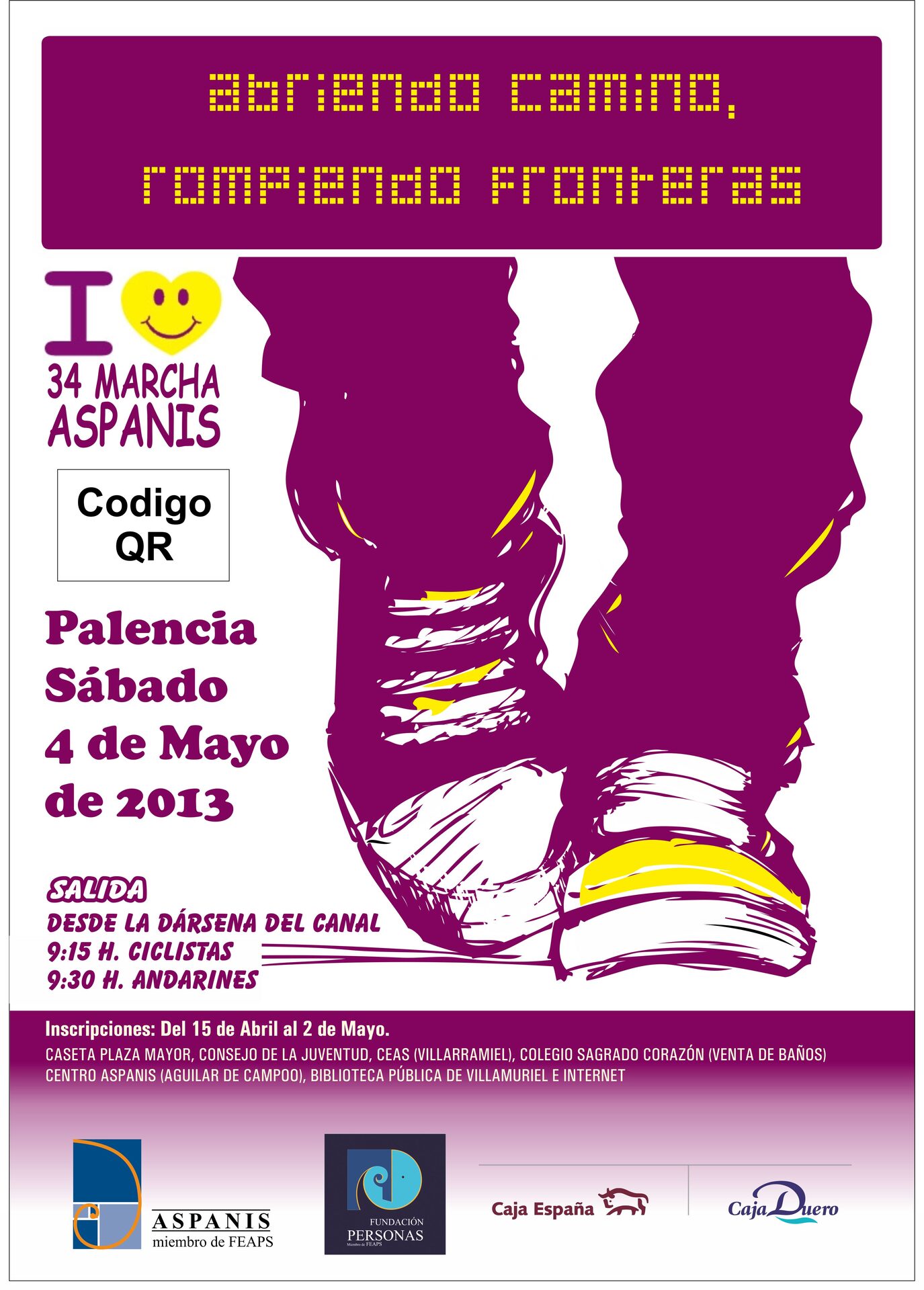 ¡Ya puedes inscribirte en la marcha!