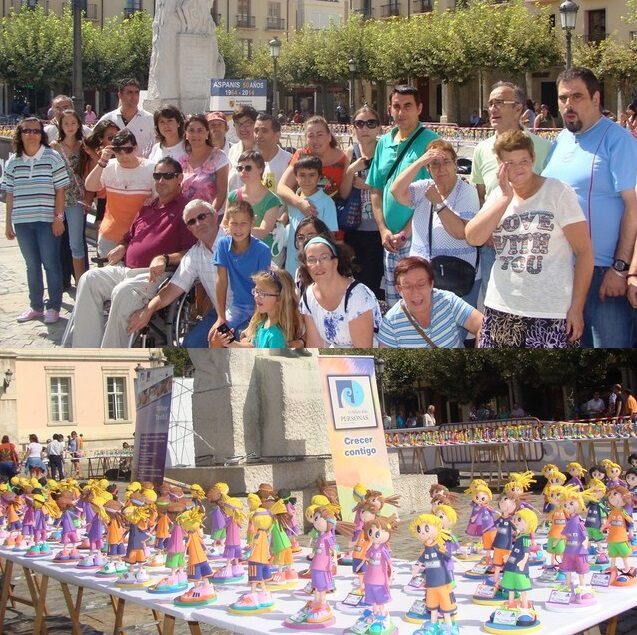 1.152 fofuchas de Aspanis Fundación Personas, para el record Guiness en la carrera Adidas URB 2014